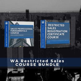 WA Restricted Sales Registration Certificate PLUS Sales Professional Fundamentals Course