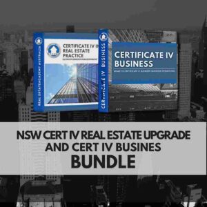 NSW Upgrade to Cert IV in Real Estate Practice PLUS Business Course