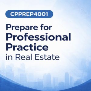 CPPREP4001 Unit Code and Name